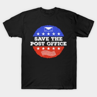 Retro Vintage Save The Post Office T-Shirt